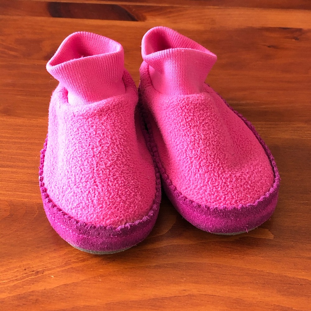 LL Bean toddler girls slippers
